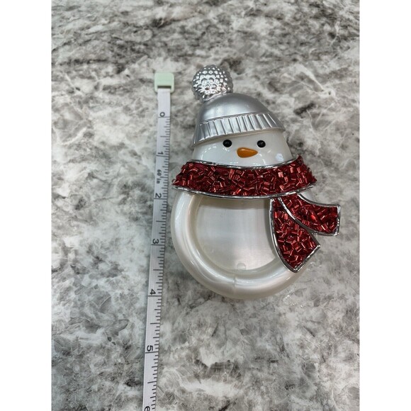 Bath And Body Works Snowman SCENTPORTABLE Holder Visor Clip Air Freshener - Picture 3 of 3